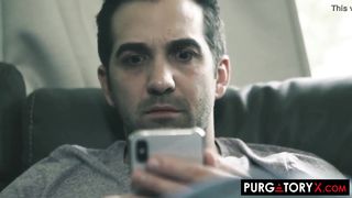 Jaye Summers Stroking Two Guys At The Same Time