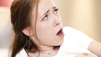 Filthy Teacher Forces Poor Teen Girl to Spreads her Pussy Lips and Gets Fucked by Old Dick