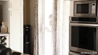 Hot Busty Milf Caught Geeky Lesbian Teen Girl Inside her House