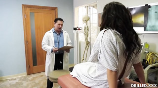 Doctor Needed to Check her Anus with Lots of Stuff Including his Hard Dick