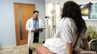 Doctor Needed to Check her Anus with Lots of Stuff Including his Hard Dick