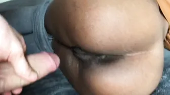 Black Ebony Teen Fucks White Cock and Enjoys Multiple Squirts