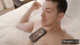 Husband Fucks Fresh Ebony Pussy While Talking with his Wife on the Phone