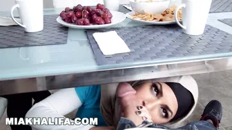 Horny Arab Stepmom Can't Resist Fucking Stepdaughter and her Big-Dicked Boyfriend