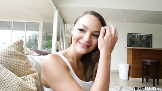 My Gorgeous New Step Sister Got Horny and Entered my Room Wrapped in a Towel