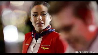 Young Sexy Stewardess Having an Affair with The Captain