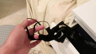 Delicious Big Ass Girl Caught ger Stepbrother Jerking on her Panties and Bra