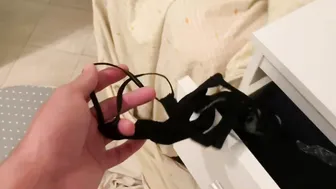 Delicious Big Ass Girl Caught ger Stepbrother Jerking on her Panties and Bra