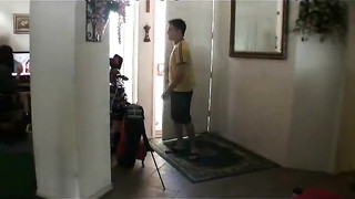 Stepson Fucks Busty Stepmom and Cum On Her Face