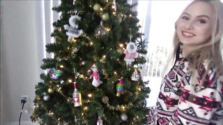 Special Christmas Present for My Lovely Blonde Teen Stepsister and She Liked it