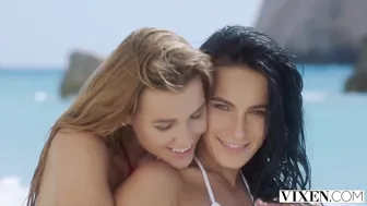 Two Best Friends Having Wild Threesome On Their Perfect Vacation