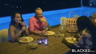 Husband Allows his Slutty Wife to Fulfill her Fantasy -  Fucking Big Black Cock