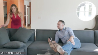 Sexy Therapist Fucking Horny Man While his Wife was Hypnotised