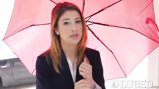 Slutty Blonde Kristen Lubed And Fucked Hard