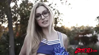Naughty Blonde Cheerleader Alexa Grace Fucked Hard With Screaming While Cumming