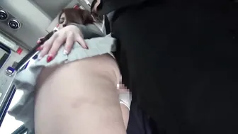 Japanese Babe Molested In The Bus