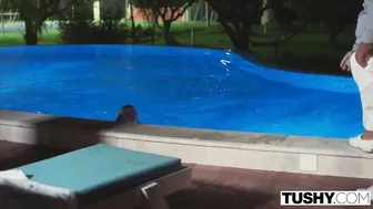 Naughty Blonde Cutie Went to Vacation Alone so She Have Anal Sex Every Day with Strangers