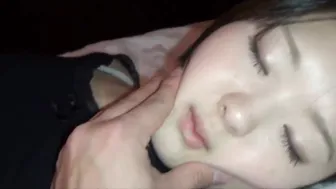 Gorgeous Korean Step Sister Fucked While Sleeping On Cam