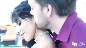 Beautiful Small Tits Hottie Satisfies her Boss with Ass Rimming and Hard Pussy Fucking