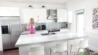 Petite Blonde Cock Sucker Athena May Fucked Her Horny Married Neighbor