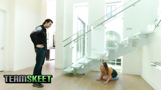 Spoiled Slutty Teen Pumped and Facialized by Dad's Friend Like Never Before