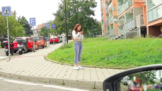 Lovely Redhead Student from Prague Fucks Guy for Money and Decides to Became Porn Star