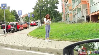 Lovely Redhead Student from Prague Fucks Guy for Money and Decides to Became Porn Star