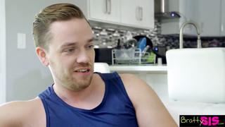 Attractive Jessie Saint Stretched by Horny Step Bro