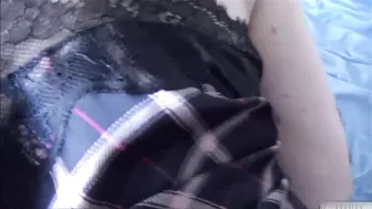 Mom Helps her Lazy Stepson to Wake Up for School