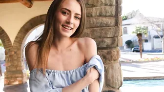 I Invited My New Sexy Neighbor Hoping I Can Nail her Hot Ass
