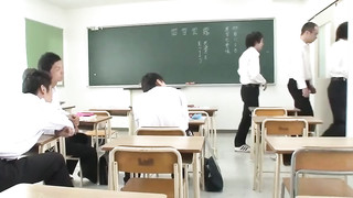 Impudent Guy Gropes Japanese Cutie On Train