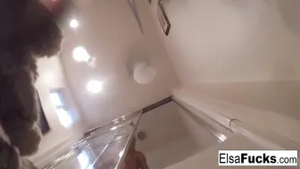 Pink Pussy Teen Blonde Making her First Masturbation Videos with Huge Toys