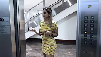 Husband Cheats his Wife with Hot Big Ass Teen He Met in the Elevator