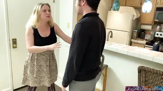 Desperate Mature Blonde Housewife in Black Stockings Wants to Be Fucked Until She Cums
