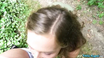 Busty Cutie Took Money For Some Nudity But Later She Gets Fucked In Woods