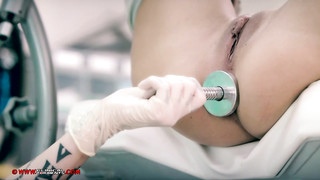 Kinky Nurse  Minerva Torturing Valentina Bianco On Gyno Chair