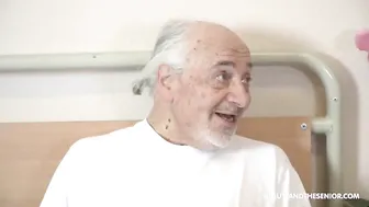 Two Grandpas Can't Wait For Time For Pill By Hot Nurse