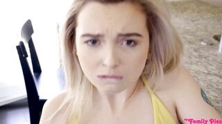 Crazy Family - Horny Teens Fucking While Their Mom is Making a Breakfast