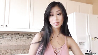 Beautiful Chinese Porn Star Jade Kush Gets her Face Cover with Cum After Hard Fuck