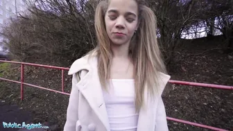 Cute Spanish Teen Sucks Dick in the Forest and Spreads Legs for 200 Euros