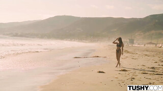 Slutty Chick Loves Rubbing her Clit While Enjoying Rough Anal Sex by Fat White Dick