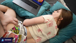 Step-sister Asked For A Massage But Then She Gets Fucked