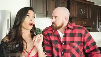 Katana Kombat Gorgeous Brunette In Erotic Red Lingerie Likes Hardcore Sex