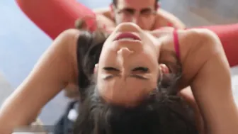 Katana Kombat Gorgeous Brunette In Erotic Red Lingerie Likes Hardcore Sex