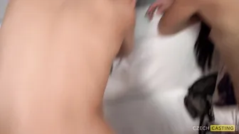 Cute Twin Girls Sucking Cock On Casting
