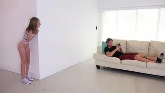 Sweet Blonde Sister Alicia Craves Anal Sex With Step- brother