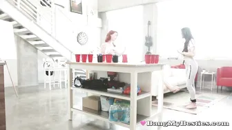 Lucky Guy Fucks Hot Sorority Sisters At The Pussy Palace