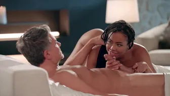 Gorgeous Black Secretary Takes Care of her Married Boss and Fucks him Like Nobody Did