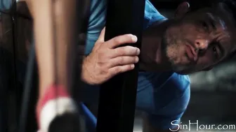 Naughty Man Gets Aroused By Some Panties Under The Table