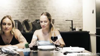 Naughty Man Gets Aroused By Some Panties Under The Table